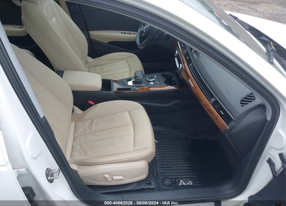 2017 AUDI A4 2.0T PREMIUM VIN: WAUANAF45HN005194