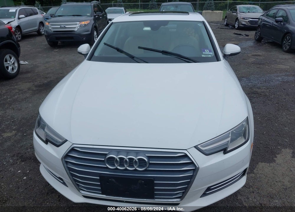 2017 AUDI A4 2.0T PREMIUM VIN: WAUANAF45HN005194