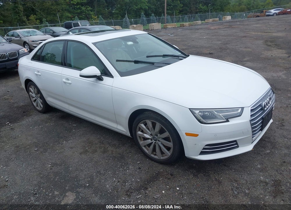 2017 AUDI A4 2.0T PREMIUM VIN: WAUANAF45HN005194