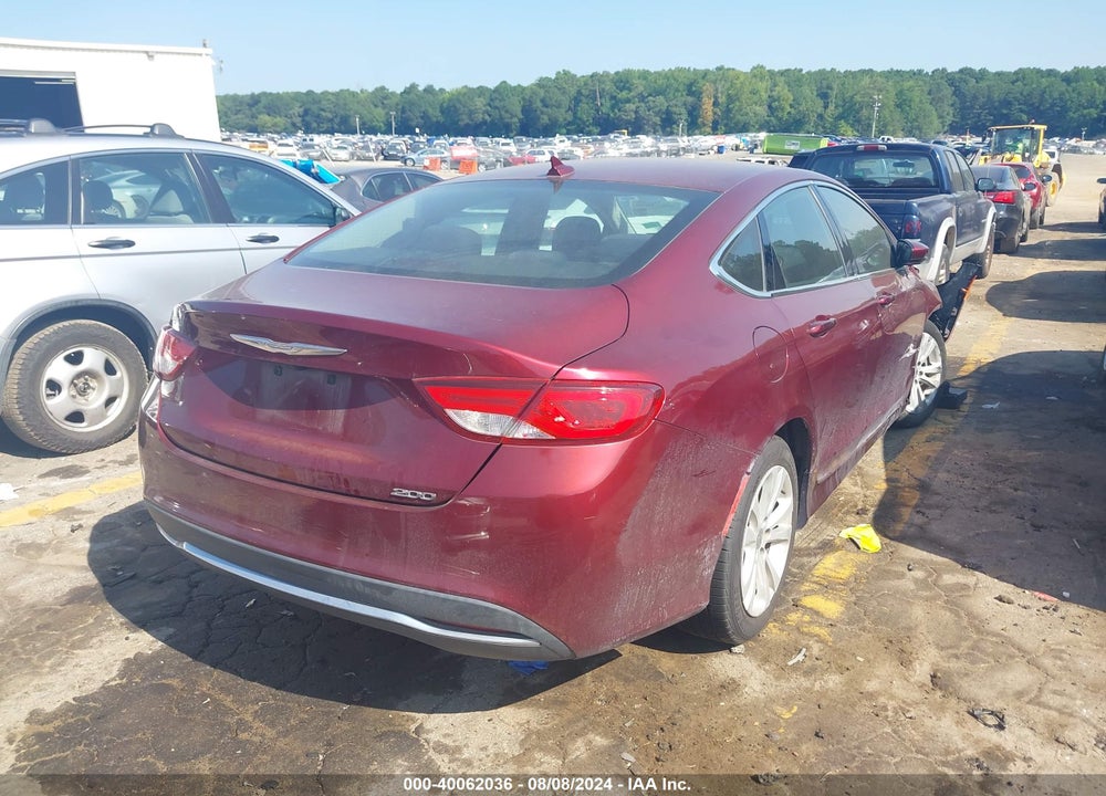 2016 CHRYSLER 200 LIMITED VIN: 1C3CCCAB9GN175810