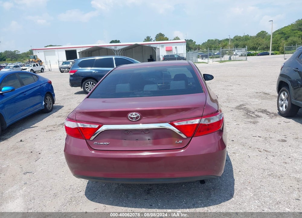 2016 TOYOTA CAMRY LE VIN: 4T1BF1FK3GU578078