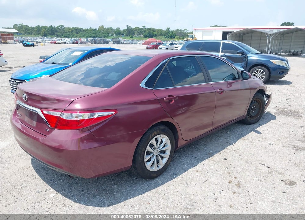 2016 TOYOTA CAMRY LE VIN: 4T1BF1FK3GU578078