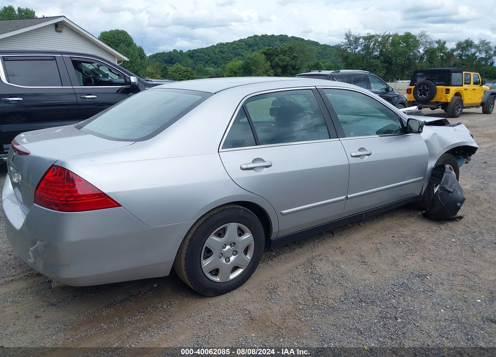 2007 HONDA ACCORD 2.4 LX VIN: 1HGCM564X7A214038