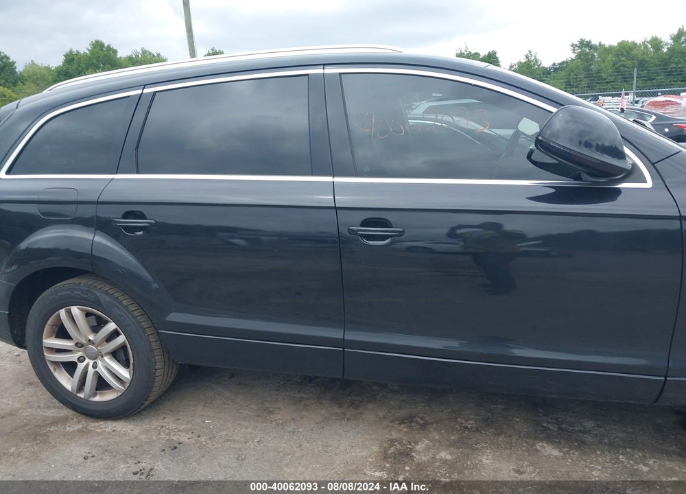 2009 AUDI Q7 3.6 PREMIUM VIN: WA1AY74L09D021019