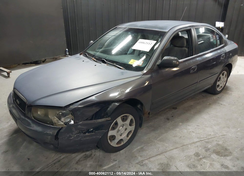 2002 HYUNDAI ELANTRA GLS VIN: KMHDN45D12U464329