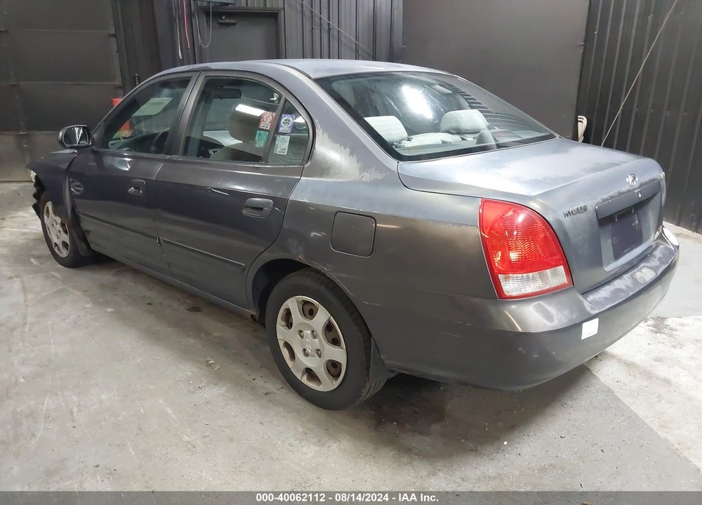 2002 HYUNDAI ELANTRA GLS VIN: KMHDN45D12U464329