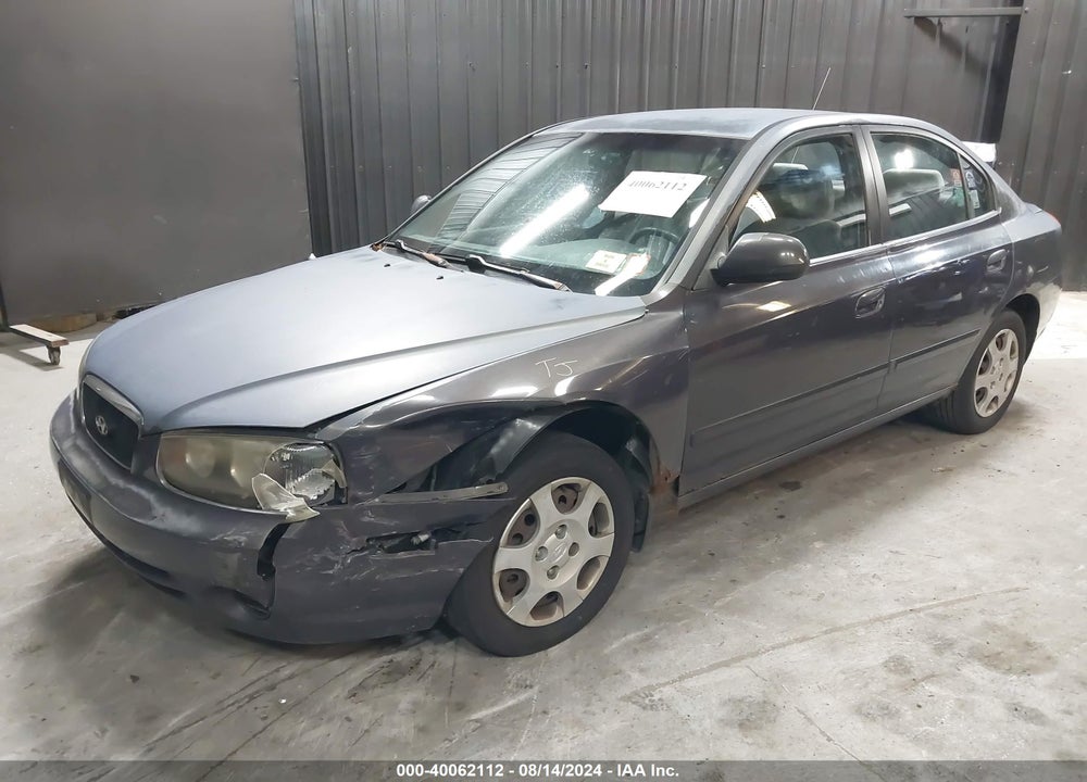 2002 HYUNDAI ELANTRA GLS VIN: KMHDN45D12U464329