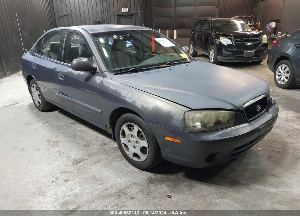 2002 HYUNDAI ELANTRA GLS VIN: KMHDN45D12U464329