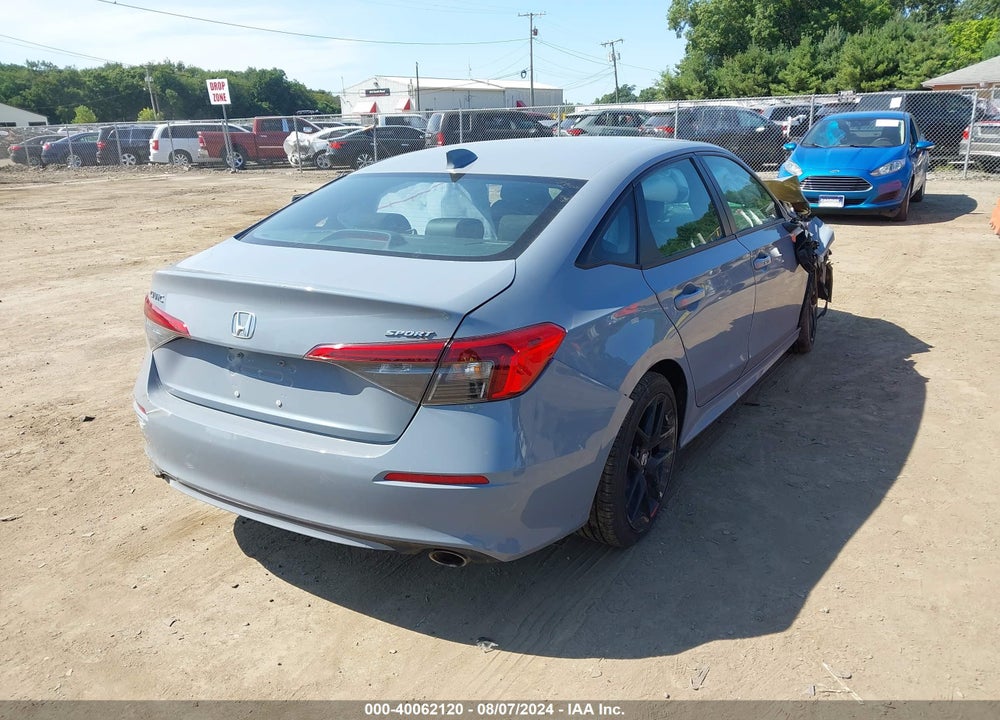 2022 HONDA CIVIC SPORT VIN: 2HGFE2F57NH581950