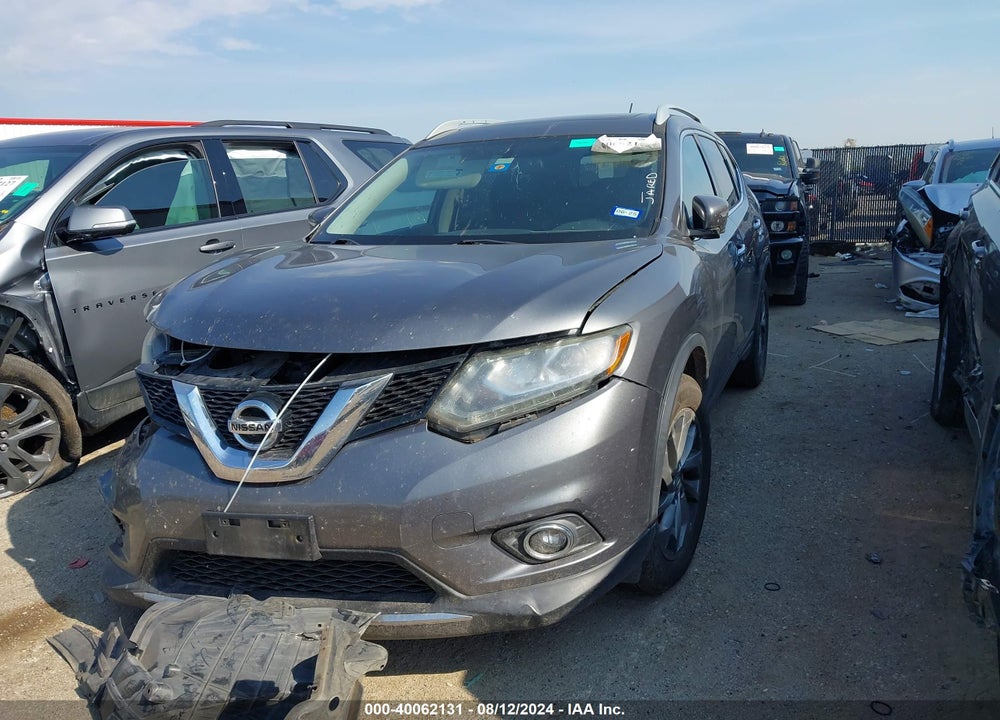 2015 NISSAN ROGUE SL VIN: 5N1AT2MT6FC835325