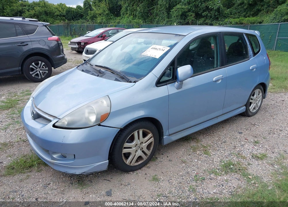 2008 HONDA FIT SPORT VIN: JHMGD386X8S016122