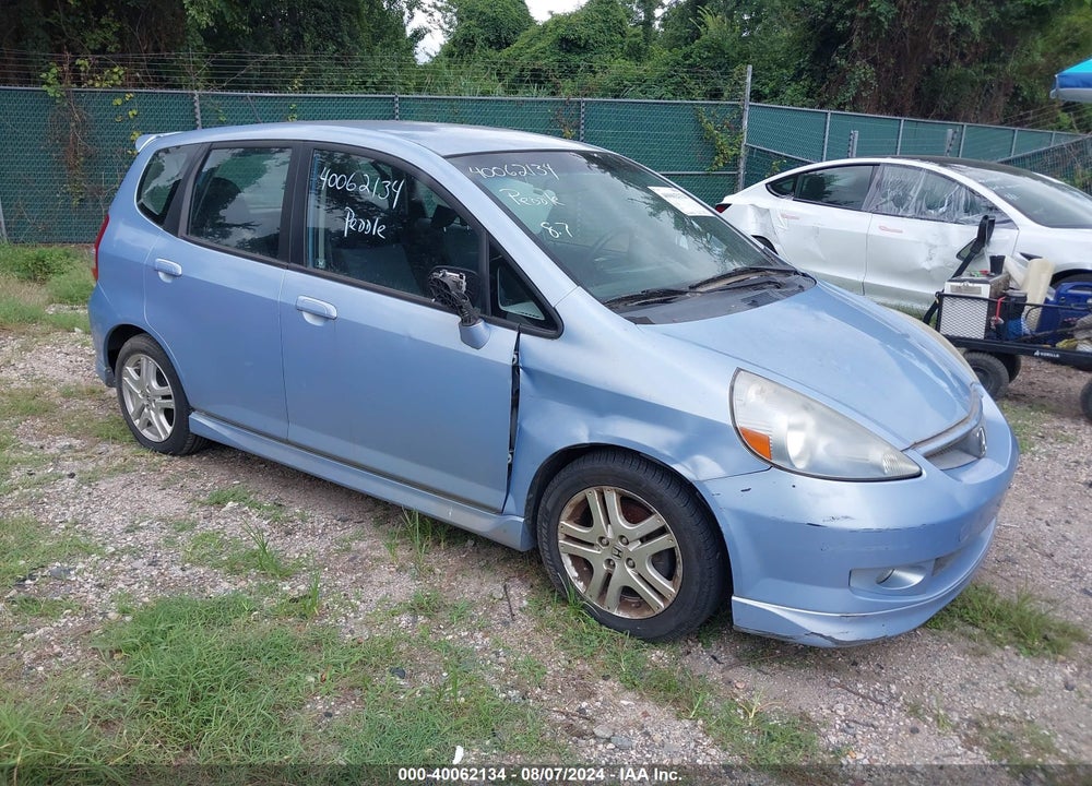 2008 HONDA FIT SPORT VIN: JHMGD386X8S016122