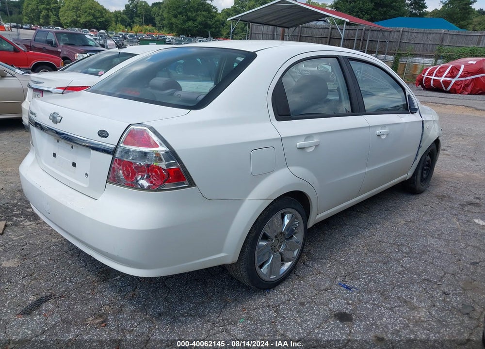 2008 CHEVROLET AVEO LS VIN: KL1TD56678B009988