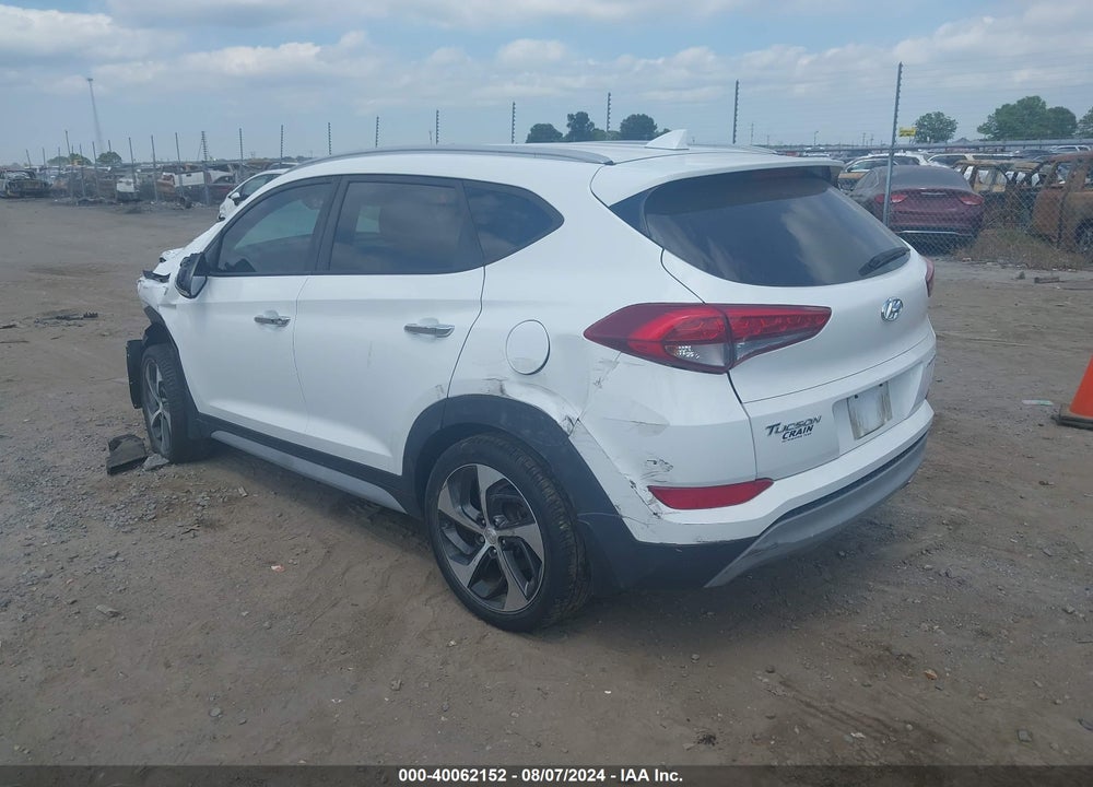 2018 HYUNDAI TUCSON LIMITED VIN: KM8J33A23JU743612