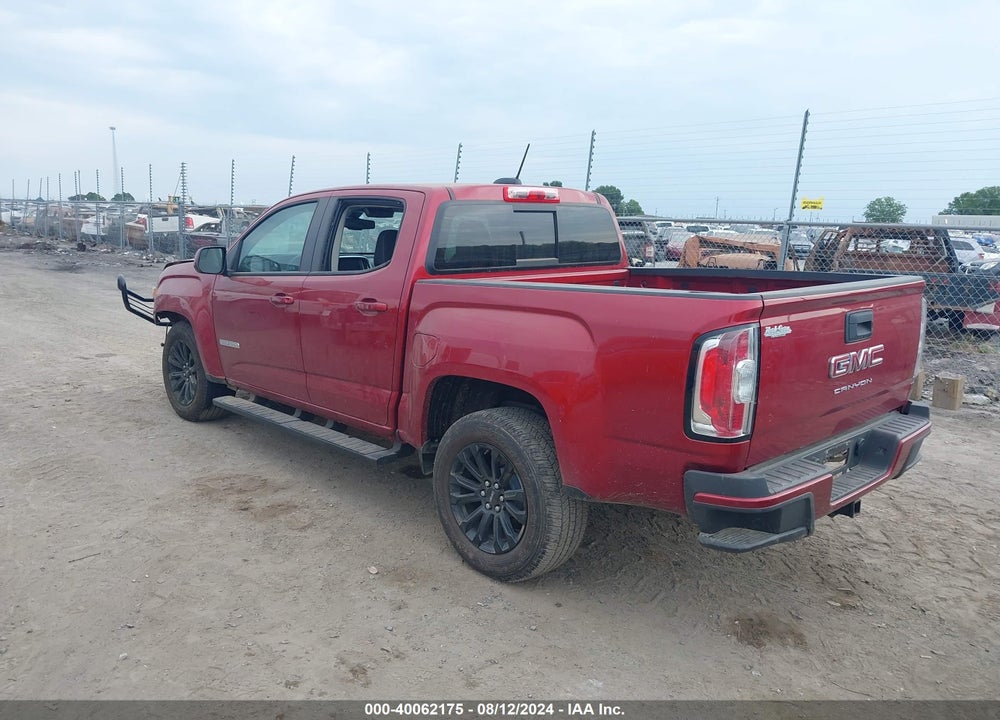2022 GMC CANYON 2WD SHORT BOX ELEVATION VIN: 1GTG5CEA7N1117210
