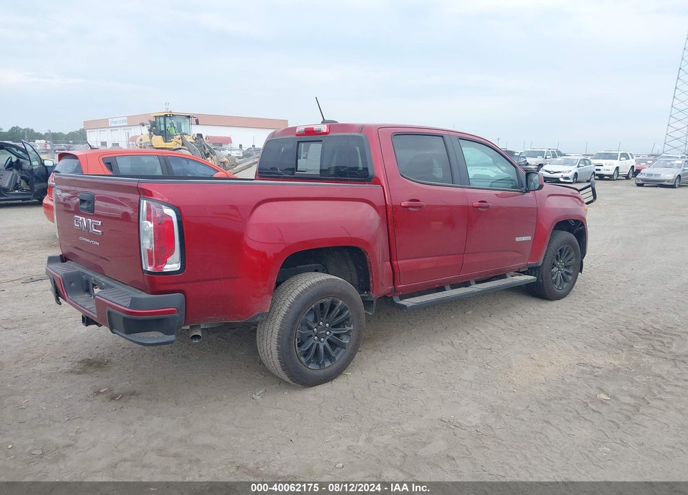 2022 GMC CANYON 2WD SHORT BOX ELEVATION VIN: 1GTG5CEA7N1117210