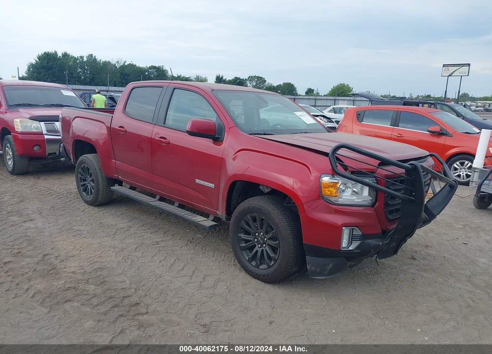 2022 GMC CANYON 2WD SHORT BOX ELEVATION VIN: 1GTG5CEA7N1117210