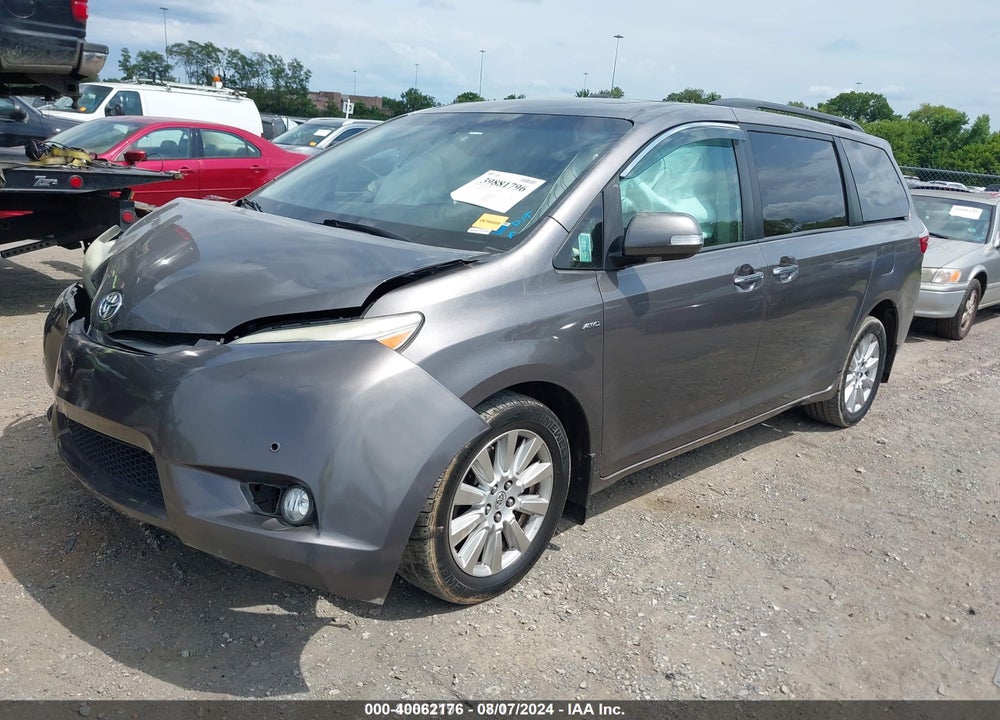 2017 TOYOTA SIENNA LIMITED PREMIUM 7 PASSENGER VIN: 5TDDZ3DC8HS153621