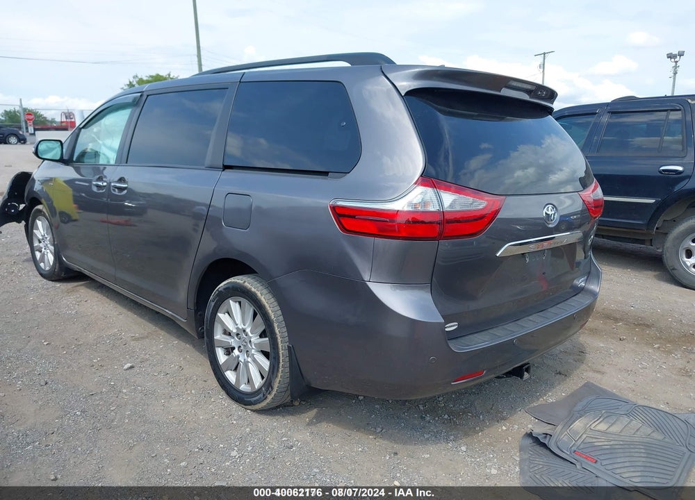 2017 TOYOTA SIENNA LIMITED PREMIUM 7 PASSENGER VIN: 5TDDZ3DC8HS153621