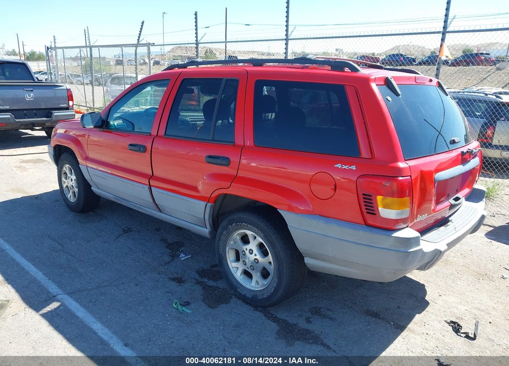2000 JEEP GRAND CHEROKEE LAREDO VIN: 1J4GW48NXYC265663