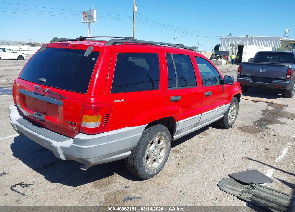 2000 JEEP GRAND CHEROKEE LAREDO VIN: 1J4GW48NXYC265663