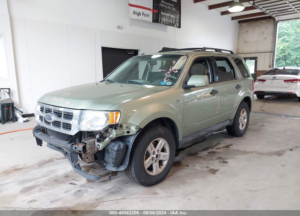 2008 FORD ESCAPE HYBRID VIN: 1FMCU49HX8KD48434