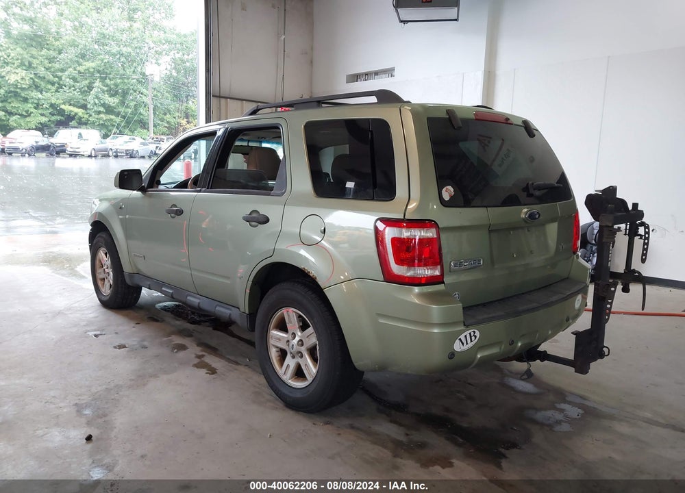 2008 FORD ESCAPE HYBRID VIN: 1FMCU49HX8KD48434