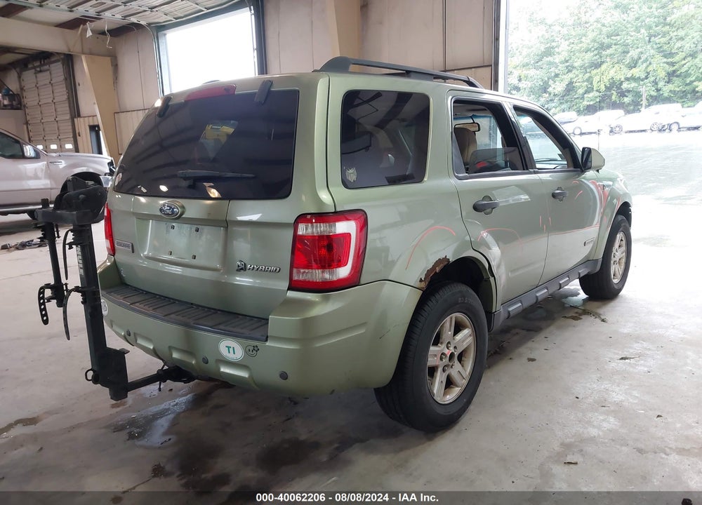 2008 FORD ESCAPE HYBRID VIN: 1FMCU49HX8KD48434