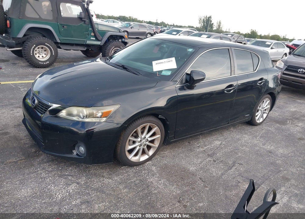 2013 LEXUS CT 200H VIN: JTHKD5BH4D2155138