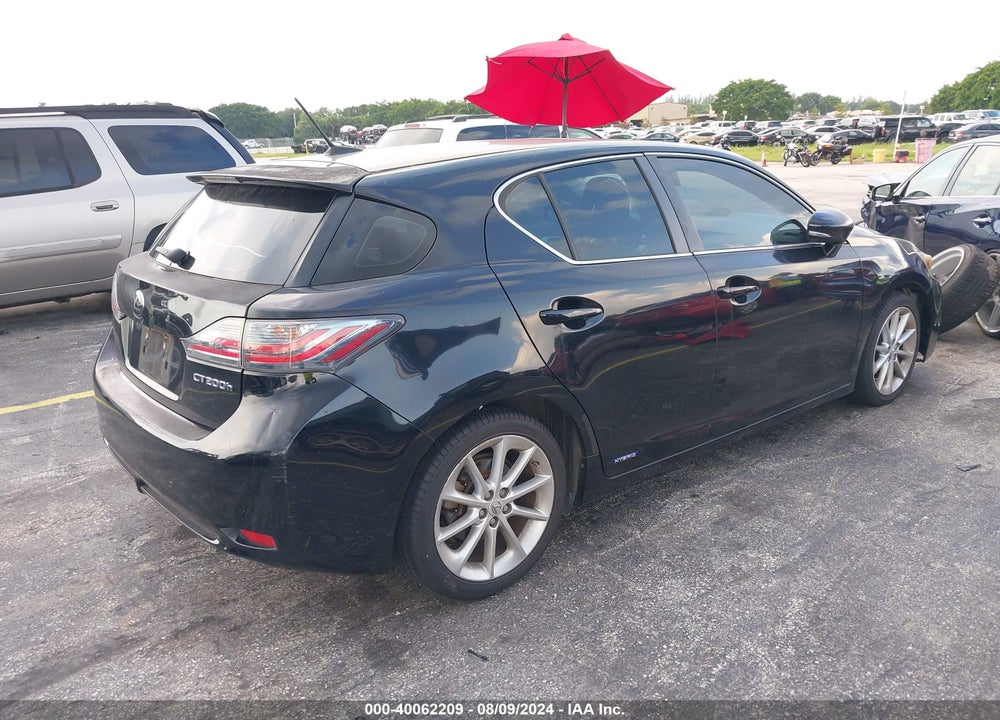 2013 LEXUS CT 200H VIN: JTHKD5BH4D2155138