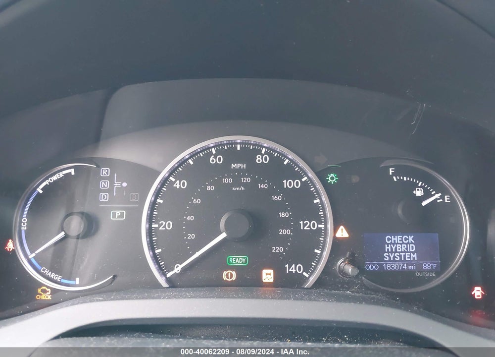 2013 LEXUS CT 200H VIN: JTHKD5BH4D2155138