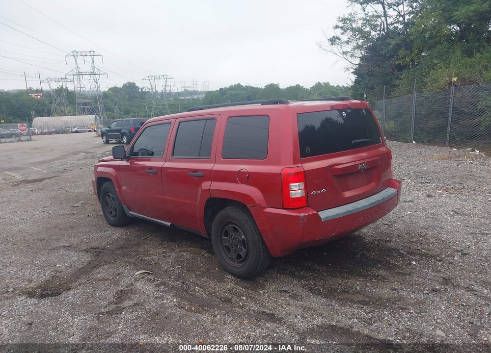 2008 JEEP PATRIOT SPORT VIN: 1J8FF28W58D611698