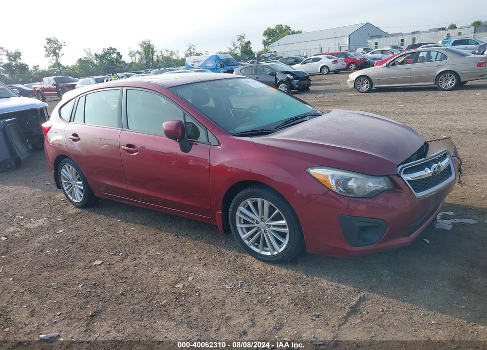 2013 SUBARU IMPREZA 2.0I PREMIUM VIN: JF1GPAD63DH837563