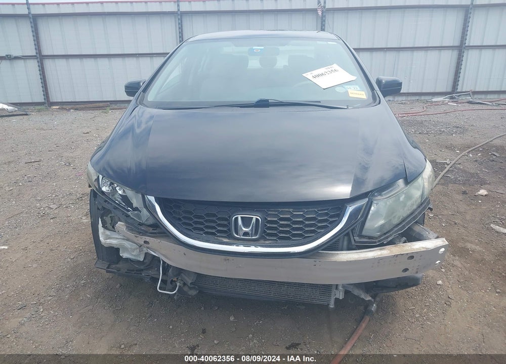 2014 HONDA CIVIC LX VIN: 19XFB2F57EE022756