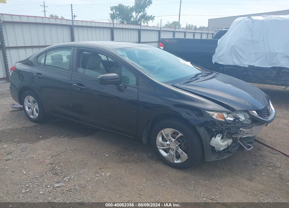 2014 HONDA CIVIC LX VIN: 19XFB2F57EE022756