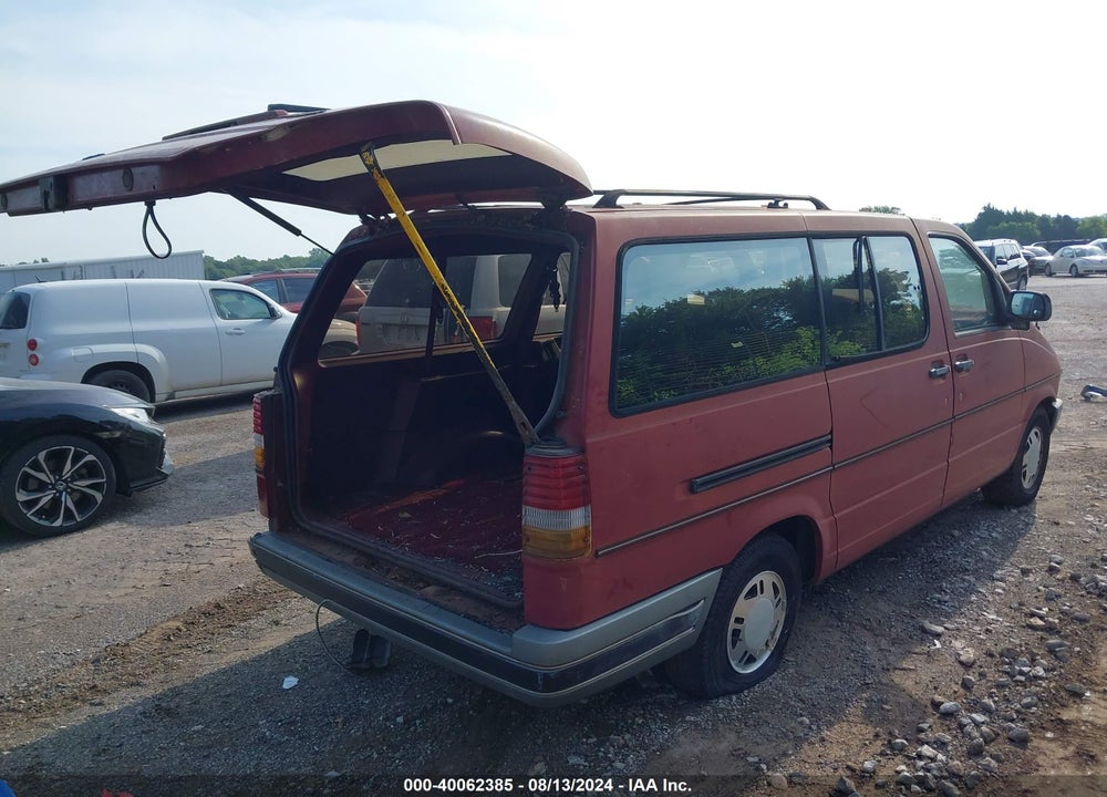1992 FORD AEROSTAR VIN: 1FMDA31U8NZB31368