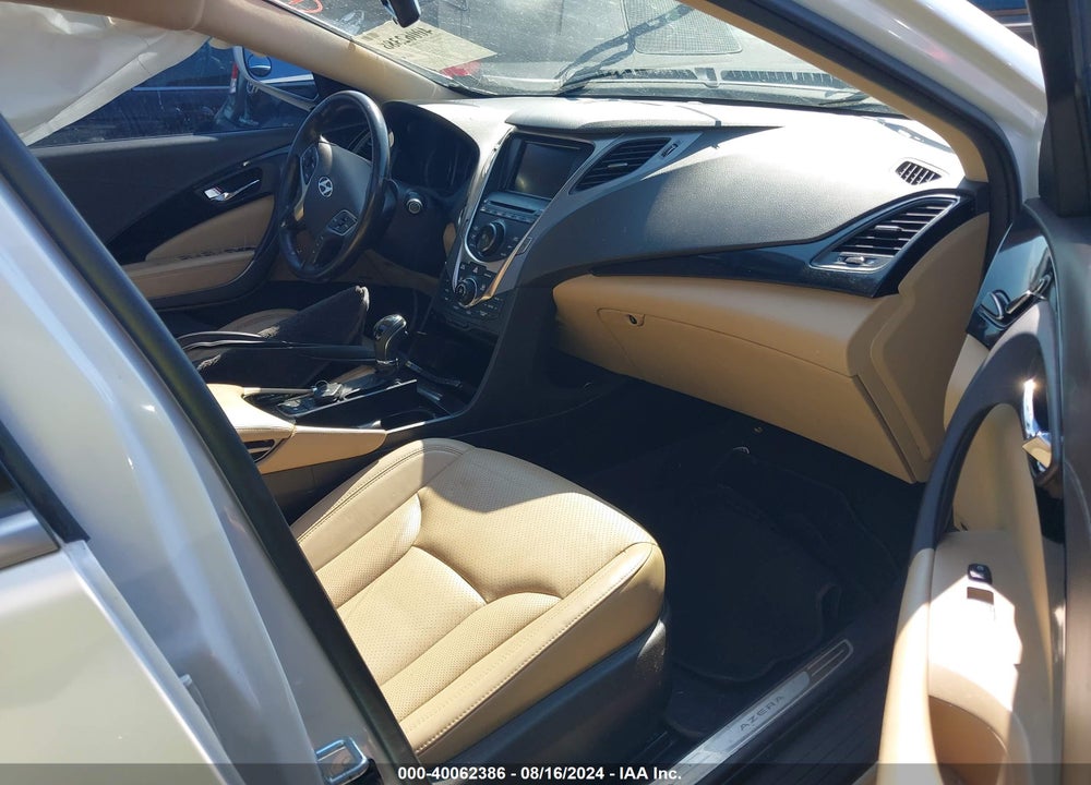 2013 HYUNDAI AZERA VIN: KMHFH4JG8DA233626