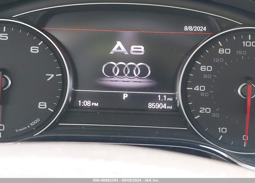 2017 AUDI A8 L 3.0T VIN: WAU44AFDXHN000492