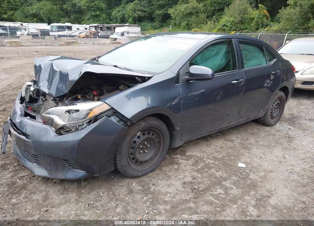 2015 TOYOTA COROLLA LE VIN: 2T1BURHE5FC477457
