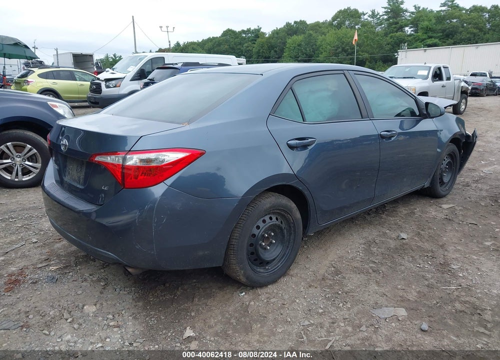 2015 TOYOTA COROLLA LE VIN: 2T1BURHE5FC477457