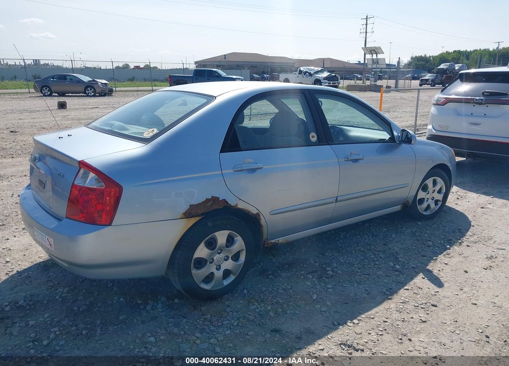 2006 KIA SPECTRA EX/LX/SX VIN: KNAFE121X65291669