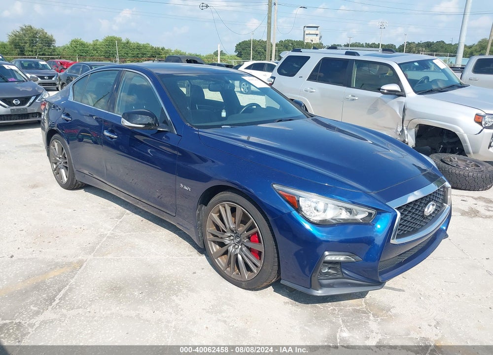 2019 INFINITI Q50 3.0T RED SPORT 400 VIN: JN1FV7AR2KM800802