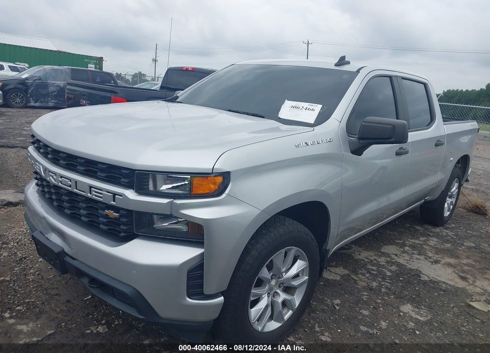 2019 CHEVROLET SILVERADO 1500 CUSTOM VIN: 3GCPYBEH7KG209476