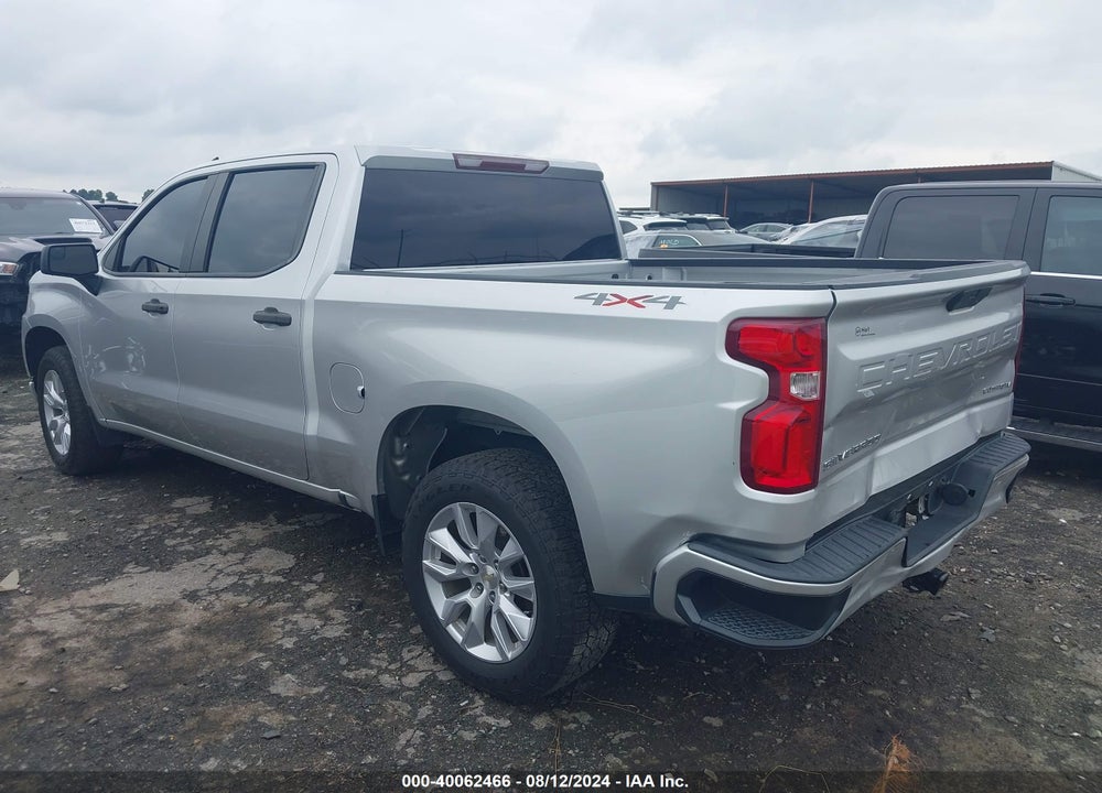 2019 CHEVROLET SILVERADO 1500 CUSTOM VIN: 3GCPYBEH7KG209476