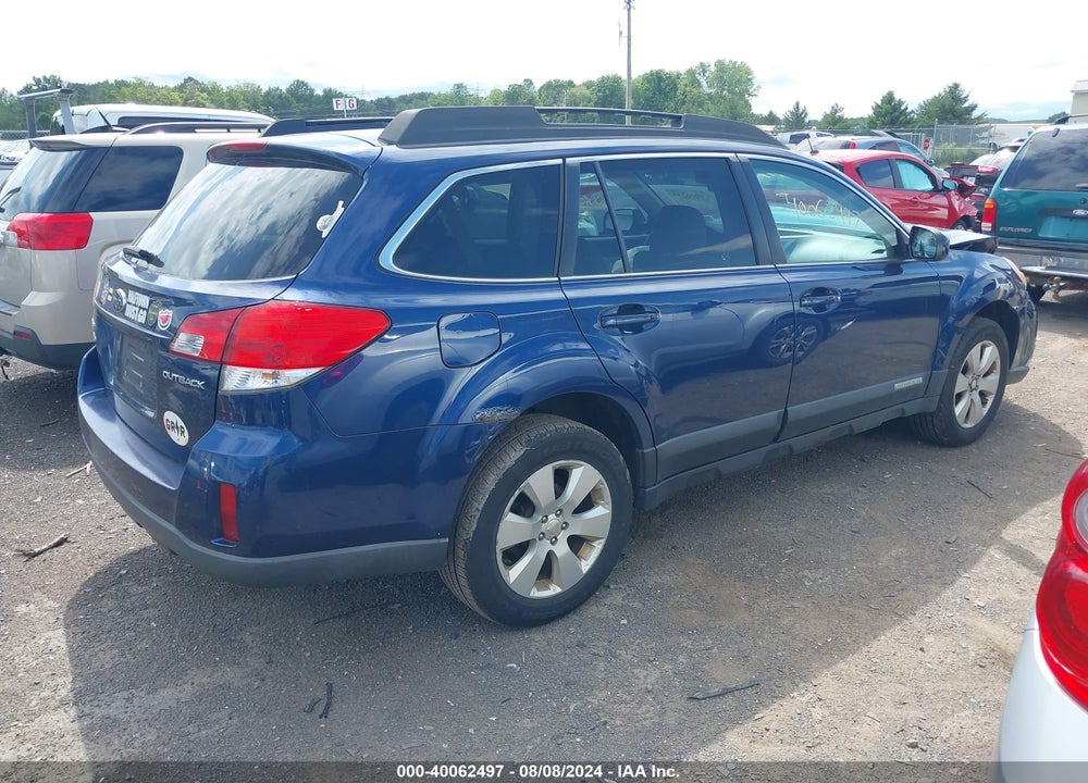 2011 SUBARU OUTBACK 2.5I PREMIUM VIN: 4S4BRCCC9B3315981