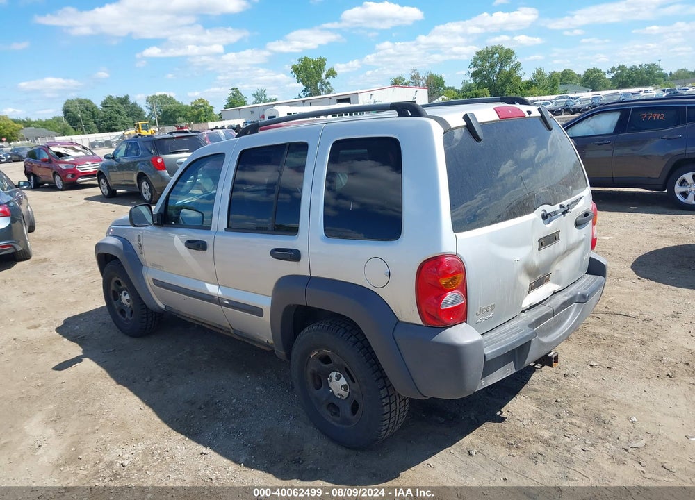 2004 JEEP LIBERTY SPORT VIN: 1J4GL48K74W217254