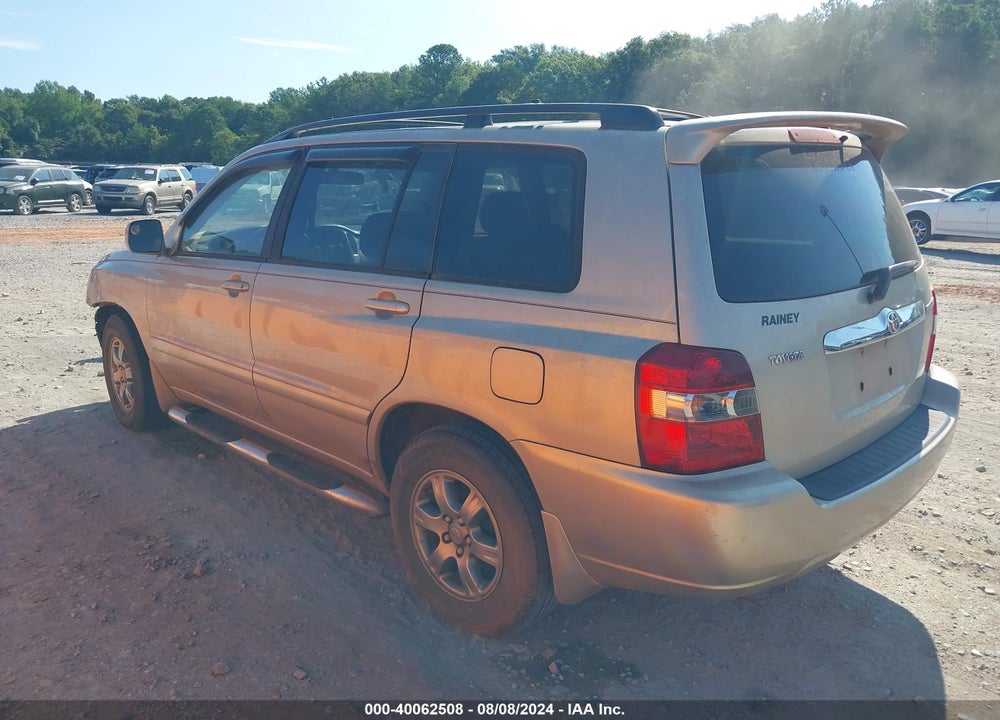 2005 TOYOTA HIGHLANDER V6 VIN: JTEGP21A850061970