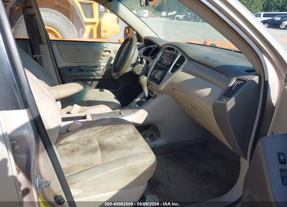 2005 TOYOTA HIGHLANDER V6 VIN: JTEGP21A850061970