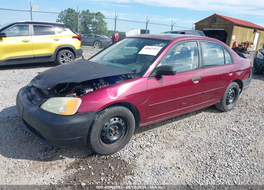 2003 HONDA CIVIC VIN: 1HGES26793L034832