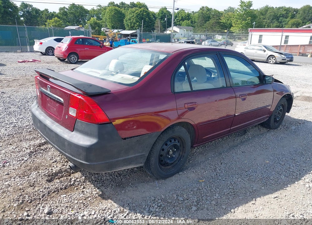 2003 HONDA CIVIC VIN: 1HGES26793L034832